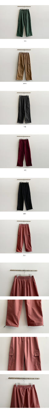 [Wide, jogger two way] Peta Tantan cargo wide pants