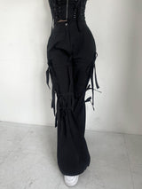 リボンタイマーティーパンツ/866. Ribbon tie multy pt (2color)