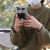 ニートブラックフォンケース / Neat black phone case