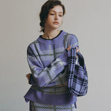 EYEYE CHECK KNIT MINI BAG_LAVENDER (EEOO3BAY02W) (6622905106550)