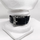 [BLESSEDBULLET]MATERIAL COWSKIN BRACELET (4625481171062)