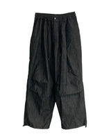 バルーンストリングデニムパンツ/Balloon string denim pants (6623658803318)