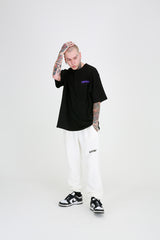 SEOUL CITY TSHIRTS (BLACK/PURPLE LOGO) (6699084087414)