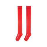 ハートロゴオーバーニーソックス / 1 1 heart logo over knee socks - ORANGE