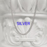 クラシック チェーン ネックレス / [BLESSEDBULLET]classic chain necklace_silver/gold/vintage silver/black silver