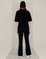 YELLOW TAP OVERSIZED T-SHIRT BLACK (6691422273654)