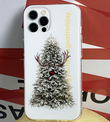 メリークリスマスルドルフつリーフォーンケース / Merry Christmas Rudolph Tree Phone Case