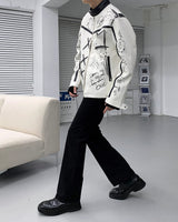 ドローイングカリムバイカージャケット / OWN Drawing Karim Biker Jacket