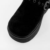Luce suede belt boots