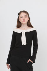 パーミナインオフショルダーTシャツ / peminine offshoulder t-shirt