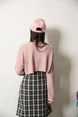 ルーズシースルークロップTシャツ / TOP(5410) Loose See-Through Crop Tee