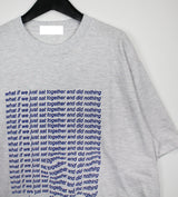 イフレタリングTシャツ / If Lettering T-shirt (4color)