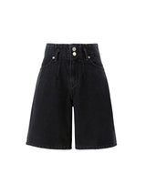 バミューダデニムパンツ / Bermuda denim pants - Dark grey