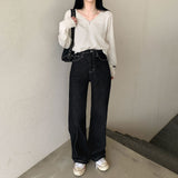 [Bellide made] Soft loose V-neck knitwear