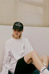 クラックメッシュキャップ / CRACK MESH CAP (black)