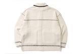 ハンドスティッチニットカーディガン/HAND STITCH KNIT CARDIGAN_OATMEAL