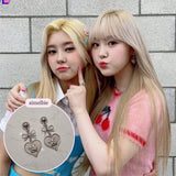 ロイヤルベイビーエンジェルイヤリング - ショート  / Royal Baby Angel Earring - Short (Silver) (Kep1er Chaehyun, Yeseo, Xiaoting Earrings)
