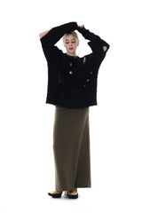 ステッチマキシスカート/STITCH MAXI SKIRT