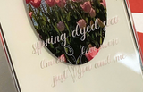 チューリップサンセットピンクレタリングフォーンケース / Tulip Sunset Pink Lettering Phone Case