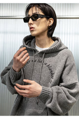サークルオピニオンフーディーニット / CIRCLE OPINION HOODY KNIT