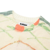 チェリープリントニット／CHERRY PRINT KNIT [GREEN]