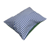 ハーフストライプベッディングカバーセット/half stripe bedding cover set - blue green
