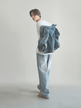 キャットワイドデニムパンツ / M202 CAT WIDE DENIM PANTS