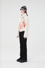 ビッグチェリーボアファージャンパー／BIG CHERRY BOA FUR JUMPER [IVORY]