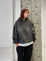 VENTIQUE Pigment Logo embroidery Hoodie 3color