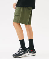 SIDE FLAP POCKET SHORTS (KHAKI) (6585208832118)