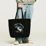パピードルフィンジャンピングエコバッグ/Puppy dolphin jumping ecobag