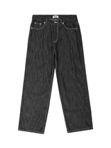 リネンワイドデニムパンツ / M204 LINEN WIDE DENIM PANTS_BLACK