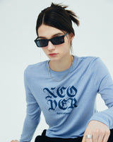 NCOVER ROMAN TYPO LONG SLEEVE-BLUE (6681165463670)