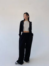 Chewing halter slit tee