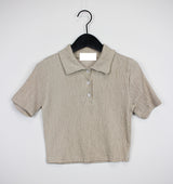 ヌードルカラクロップTシャツ / Noodle Kara Crop T-shirt (3color)