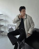 SO Line Collar Tweed Jacket ver.4 (2 colors)