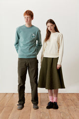 キルシーミドルチェリートレーナー／UNI MIDDLE CHERRY SWEATSHIRT KA [BEIGE] (6597374378102)