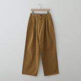 LMN Two-Tuck Half-Bend Cotton Pants (9 colors)