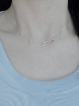 silver925 color mini Necklace