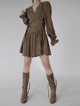 ホピラップミニワンピース / Hopi Wrap Mini One Piece (2color)