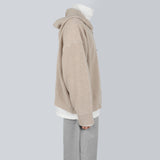 ベッディフーデッドニットジップアップ/Beddy Hooded Knit Zip Up