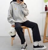 フラワー刺繡フーディー / Flower embroidered hood