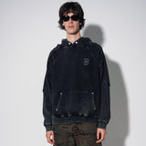 ビンテージウォシング パーカー / vintage washing hoodie [black]