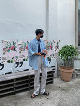 オックスフォードショートスリーブシャツ
