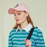 Smile embroidery ball cap (6687362875510)