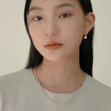 シルバーボールネックレス / silver ball necklace (silver)