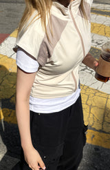 クーリングハイネックキャップスリーブベスト / Cooling High-Neck Cap Sleeve Vest