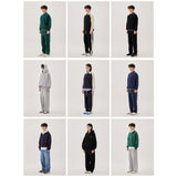 ラザストリングカラースウェットシャツ / Raza String Collar Sweatshirt (3color)