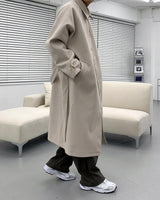 ウールベルトマックコート/SI wool belted mac coat (3 colors)