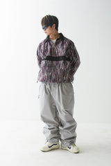 ベターザンツイストアノラックシャツ / BSR2223FWJK099 BETTER THAN TWIST ANORAK SHIRT PURPLE NAVY